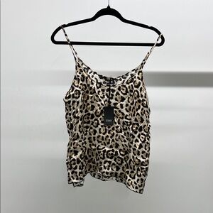 NWT Seventy Leopard Print Camisole Top
